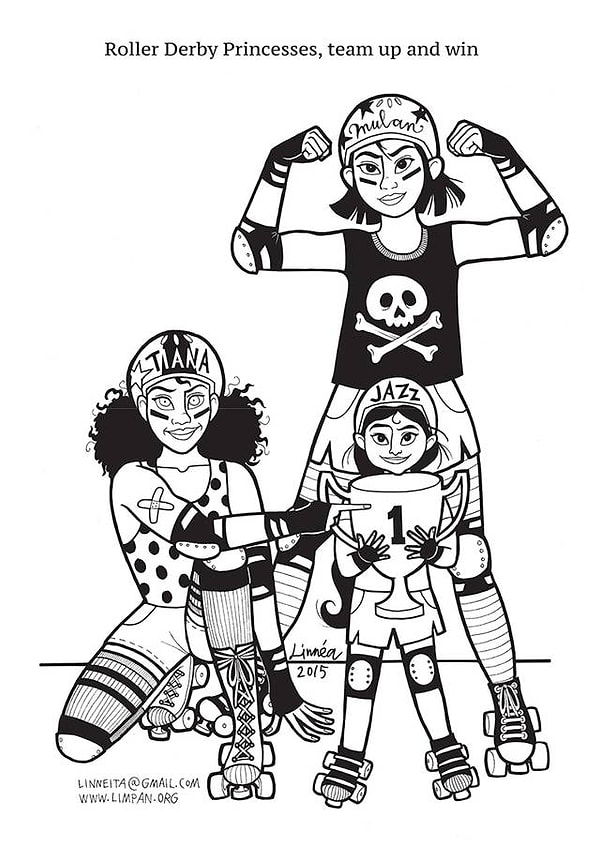 5. Именно поэтому персонажи раскраски лишены каких-либо стереотипов и определяются скорее чертами личности, чем внешностью