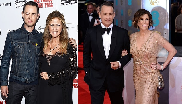 11. Tom Hanks ve Rita Wilson'ın oğlu Colin