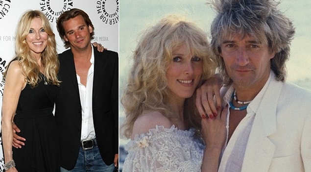 10. Rod Stewart ve Alana Stewart'ın oğlu Sean