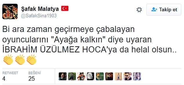 9. Tebrik eden de;