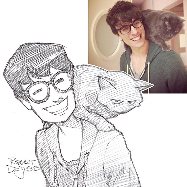 3. As he joined anime and manga fairs, Robert's anime characters got more and more popular among his followers.