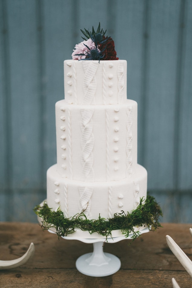 16. This cake that reminds me of my coziest sweater: