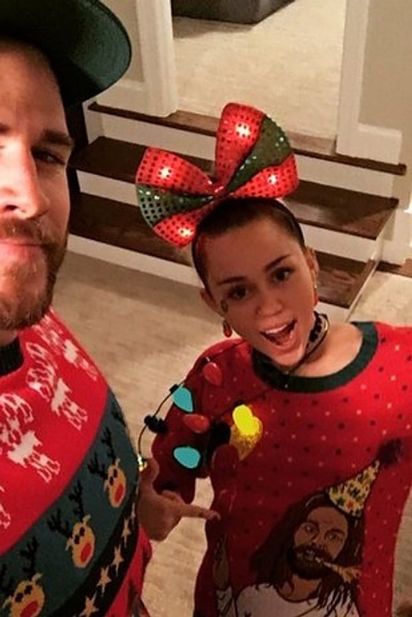 4. Лиам Хемсворт и Майли Сайрус оторвались на полную катушку