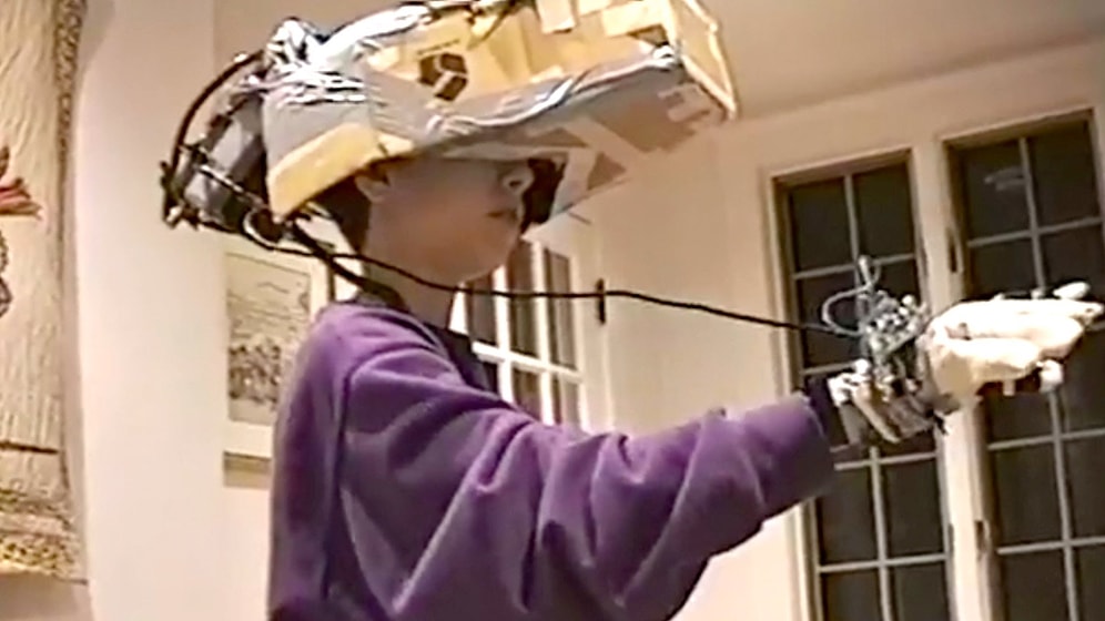 1993 Yılında Ev Yapımı İlk VR Gözlüğü Yapan Mucit Genç