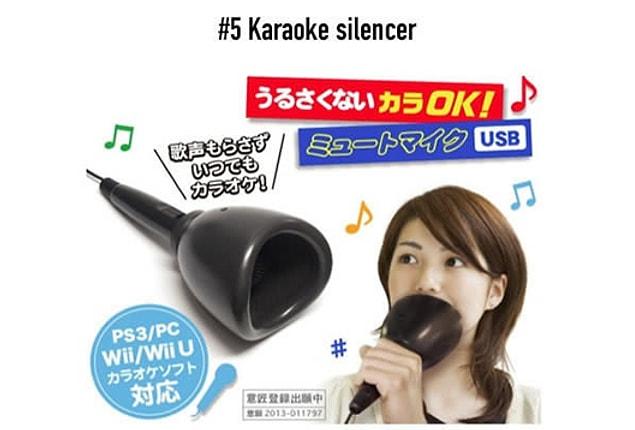 5. The necessity of this Karaoke silencer is debatable...