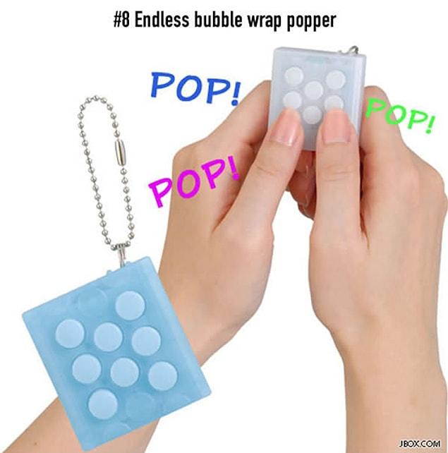 8. Leave boredom out the door with this never-ending bubble popper!