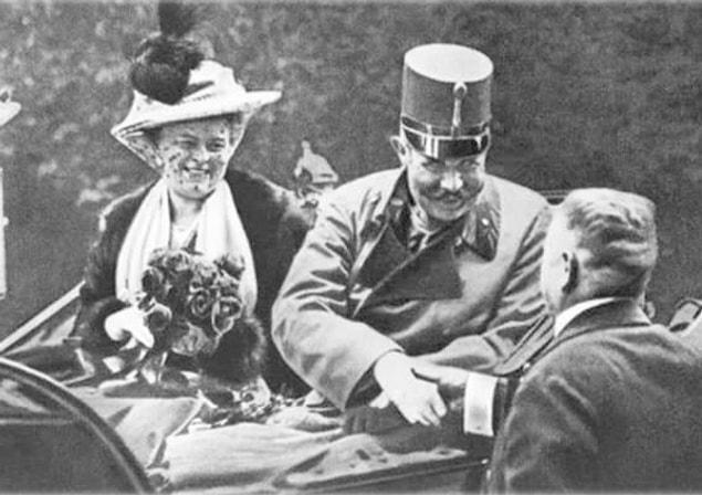 13. The last picture of Austria’s archduke Franz Ferdinand before he was assassinated.