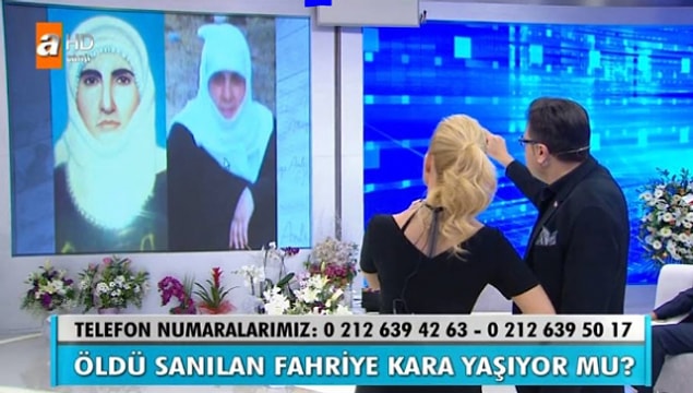 Müge Anlı ise senelerdir bir dedektif titizliğinde çalışmaya devam ediyor. Hacca gittiğinde öldü sanılan ama aslında kaçırılan Fahire Kara'nın 30 yıllık hikayesi hepimizi dehşete düşürmüştü.