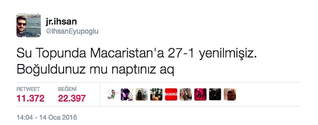 5. Biraz da mizah. Bu tweeti 5 üzerinden puanlayalım. 0= Komik değil 5= Kahkaha attım.
