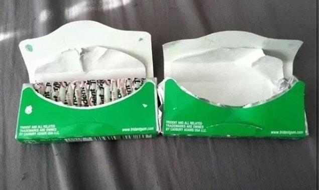 15. Finally a brutal hack: Carry an empty and a full packet of gum so you can say you don’t have any left when other people ask.