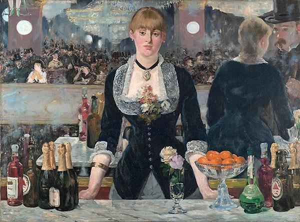 8. Edouard Manet: Folies Bergère'deki Bar (1882)
