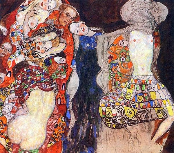 9. Gustav Klimt: Gelin (1918)