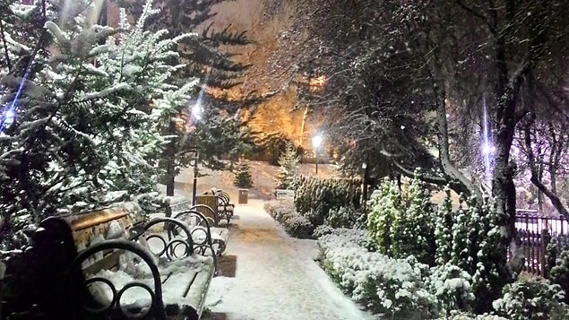 Şu renklerin güzelliğine bir bakar mısınız? Filtre falan yok fotoğrafta...