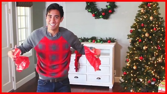 Немного новогодней магии от мастера видеомонтажа Зака Кинга