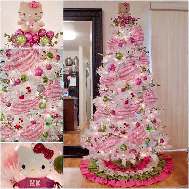 8. Hello Kitty Christmas Tree