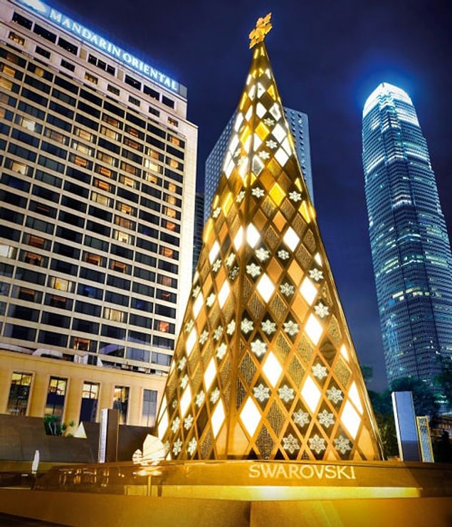 9. Swarovski Crystal Christmas Tree