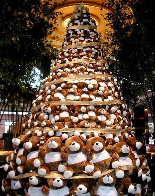 11. Teddy bear Christmas Trees
