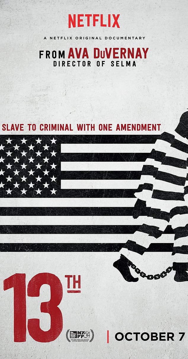 32. "13th", Tomatometer: 96%