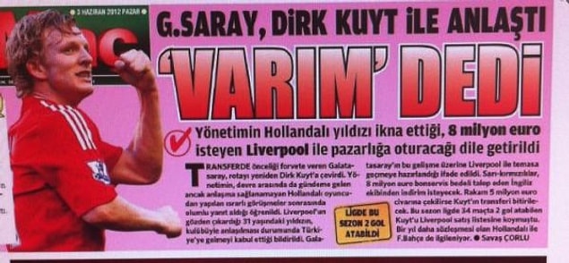 11. Transfer oldu ama takım ve zaman tutmamış be.