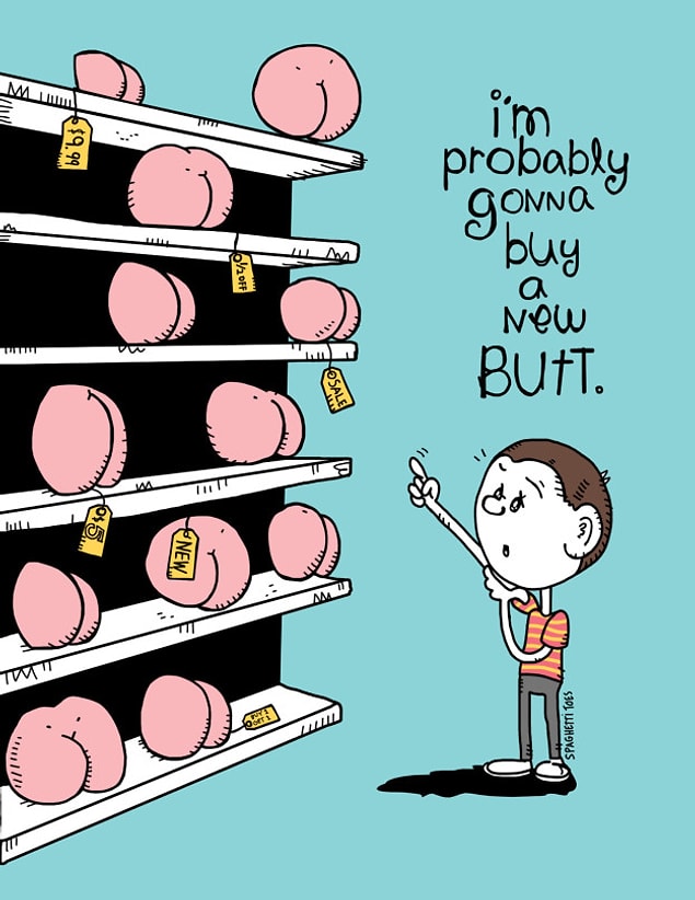 Martin Bruckner'ın 'Spagetti Toes' adında, çocukların söylediği komik şeyleri çizime çevirdiği bir blogu var.