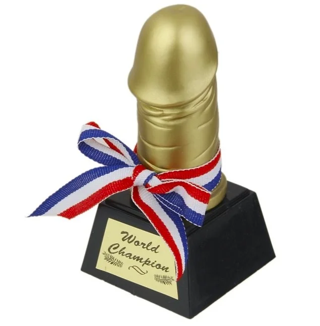 Penis şeklinde "dünya şampiyonu" ödülü.