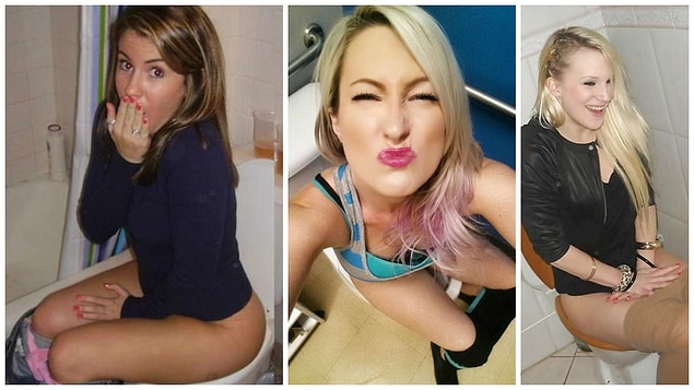 8. Bathroom selfies