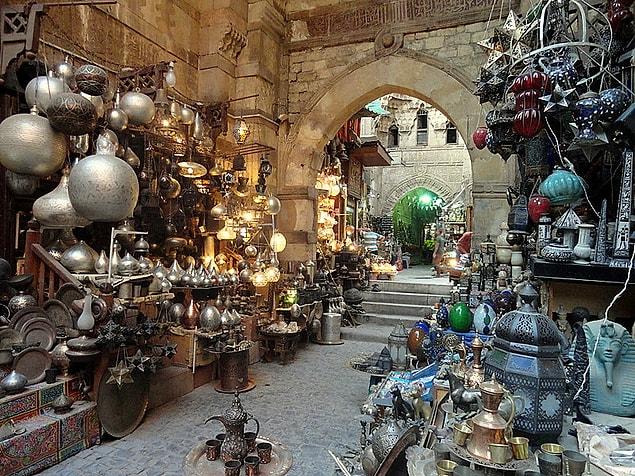 5. Khan El-Khalili bazaar, Cairo