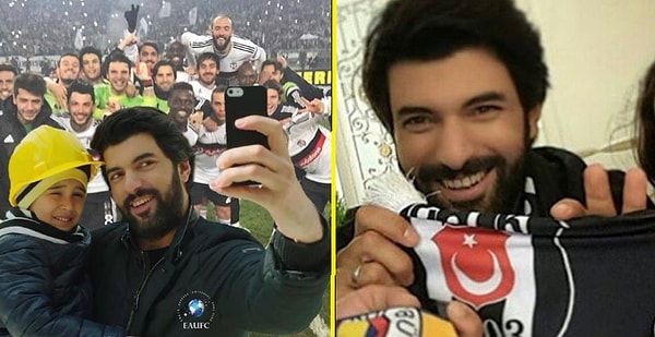 Fanatik bir Beşiktaşlı olan oyuncu fırsat buldukça maçlara gitmeyi ihmal etmiyor.