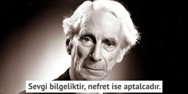 Ünlü Filozof Bertrand Russell'dan Barış İçinde Yaşamak İçin 2 Önemli Tavsiye