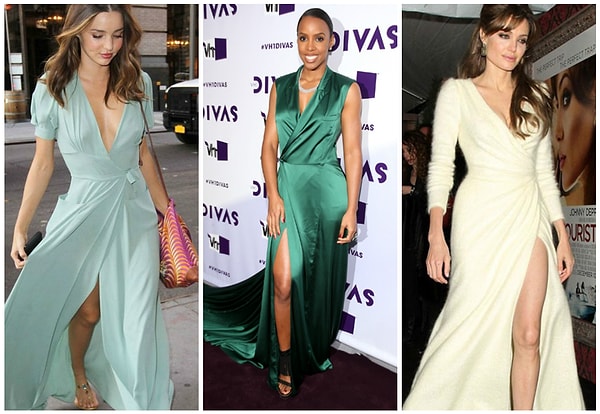 10. Платье с запахом