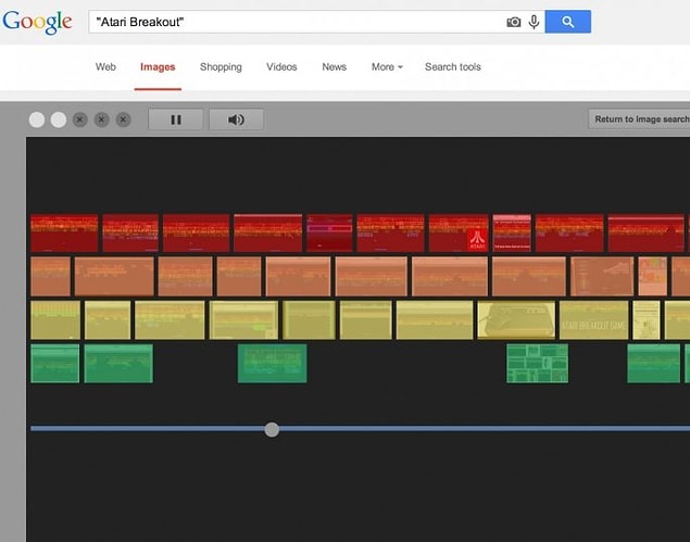 15. Biraz nostalji yapmak fena olmaz. ''Atari Breakout'' yazıp eğlenceli zaman geçirmek mümkün.