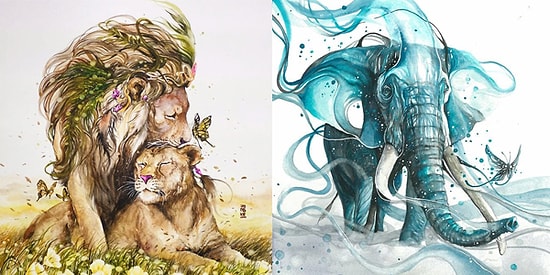 Baykuştan Kaplumbağaya Her Çeşit Hayvanın Yer Aldığı Hayal Gücünde Sınır Tanımayan 26 Resim