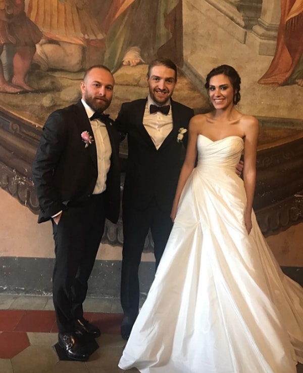 Caner Erkin'in nikah şahidi de Celil Can Müftüoğlu oldu.