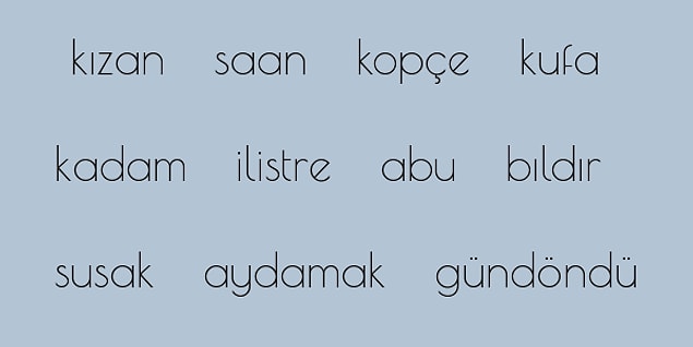 8. Geldik son soruya. Görseldeki kelimelerden kaç tanesi aile içinde çokça duyduğun kelimelerdendir?