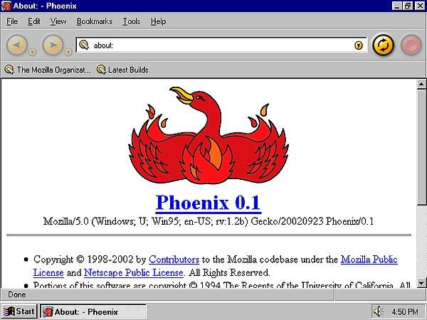14. Web tarayıcısı Mozilla Firefox'un ilk halka açık sürümü olan "Phoenix 0.1" yayınlandı.