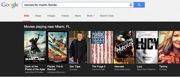 10. Стоит вам написать "фильмы, город, страна проживания", как он выдаст вам все показываемое в кинотеатрах на сегодняшний день.