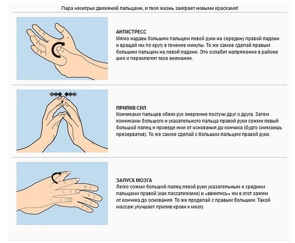 15. Как восстановить свои силы с помощью массажа кистей.