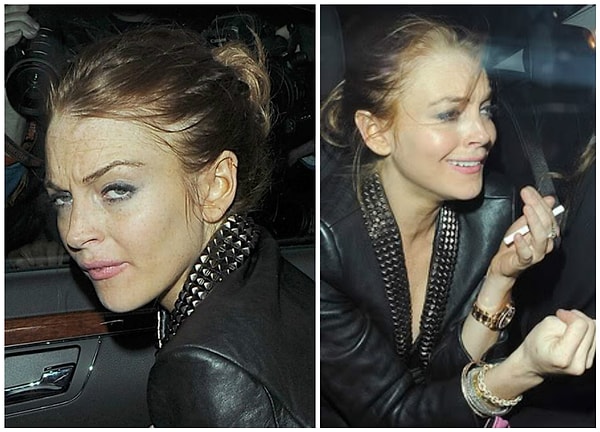 7. Линдси Лохан знает марку качественных сигарет