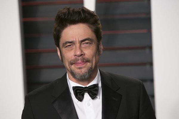 13. Yakışıklı Benicio Del Toro da 2017'de altın yaşını dolduracak yıldızlardan.