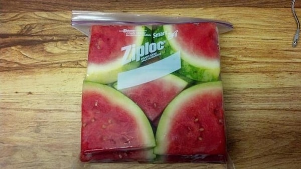 9. Настоящий арбуз.