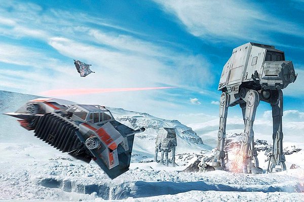 5. Snowspeeder: Hayat kurtarıcı