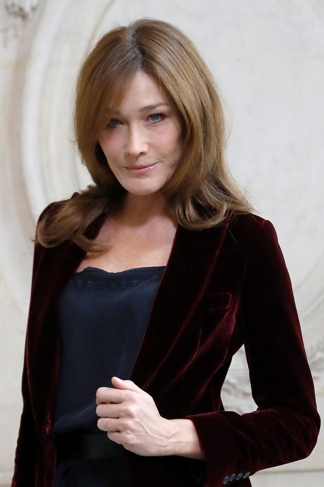 44. Carla Bruni will also say goodbye to her forties by the end of 2017.