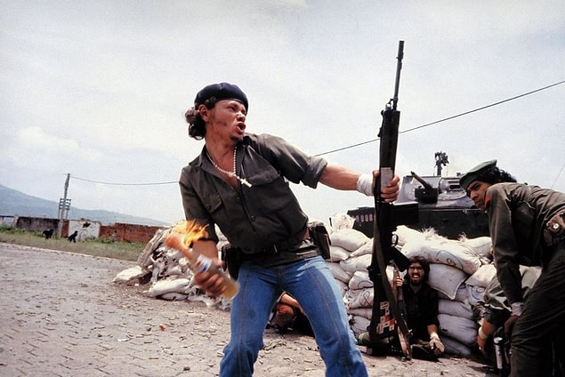 95. Molotov Man, Susan Meiselas, 1979