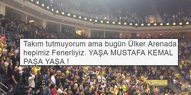 Fenerbahçe, Euroleague'de Milano'yu Devirdi! Taraftarlar Hep Bir Ağızdan 'Yaşa Mustafa Kemal Paşa Yaşa' Diyerek Salonu İnletti