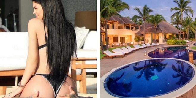 Kylie Jenner'ın Yeni Yıl Tatilini Geçirdiği Günlüğü 62 Bin Liralık Rüya Tadındaki Villa