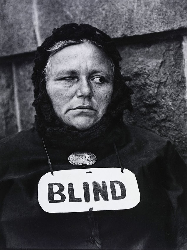55. Blind, Paul Strand, 1916