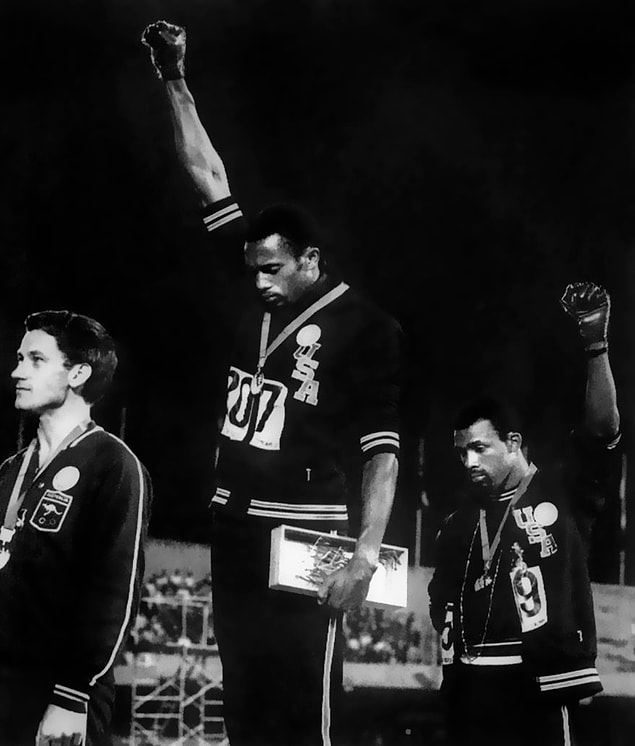 41. Black Power Salute, John Dominis, 1968