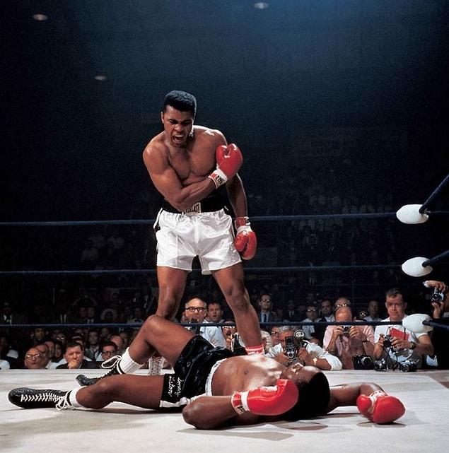 37. Muhammad Ali Vs. Sonny Liston, Neil Leifer, 1965
