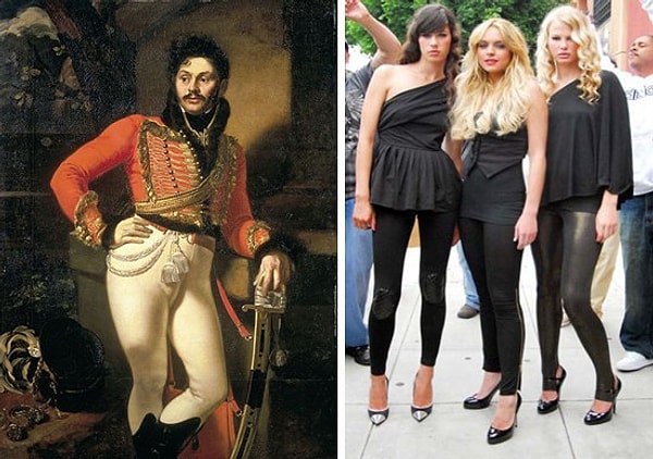 6. Лосины раньше носили исключительно мужчины, это была часть парадной одежды. Первоначально они делались из кожи лося, откуда и название.