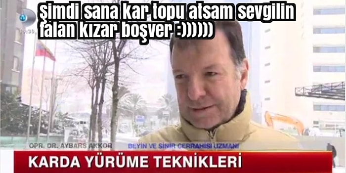 'Karda Yürüme Teknikleri' Haberine Mizahla Karşılık Vererek Güldürmüş 12 Kişi
